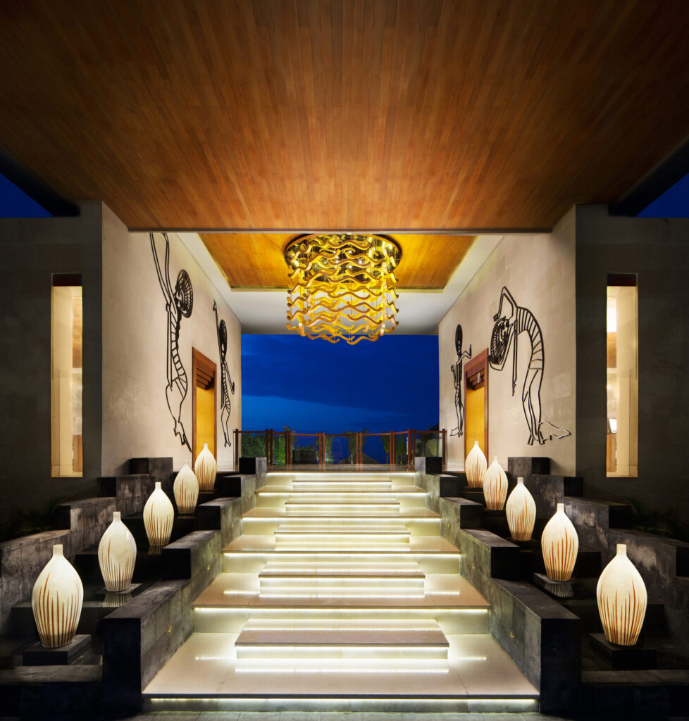 Samabe Lobby Entrance (Evening View)